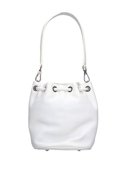 Borsa Navajo Bucket in pelle LA CARRIE | NAVAJO BUKCET TUMBLEDOFF WHITE